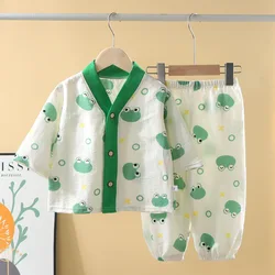 Pijama infantil de verano estampado – Fresco y cómodo para casa