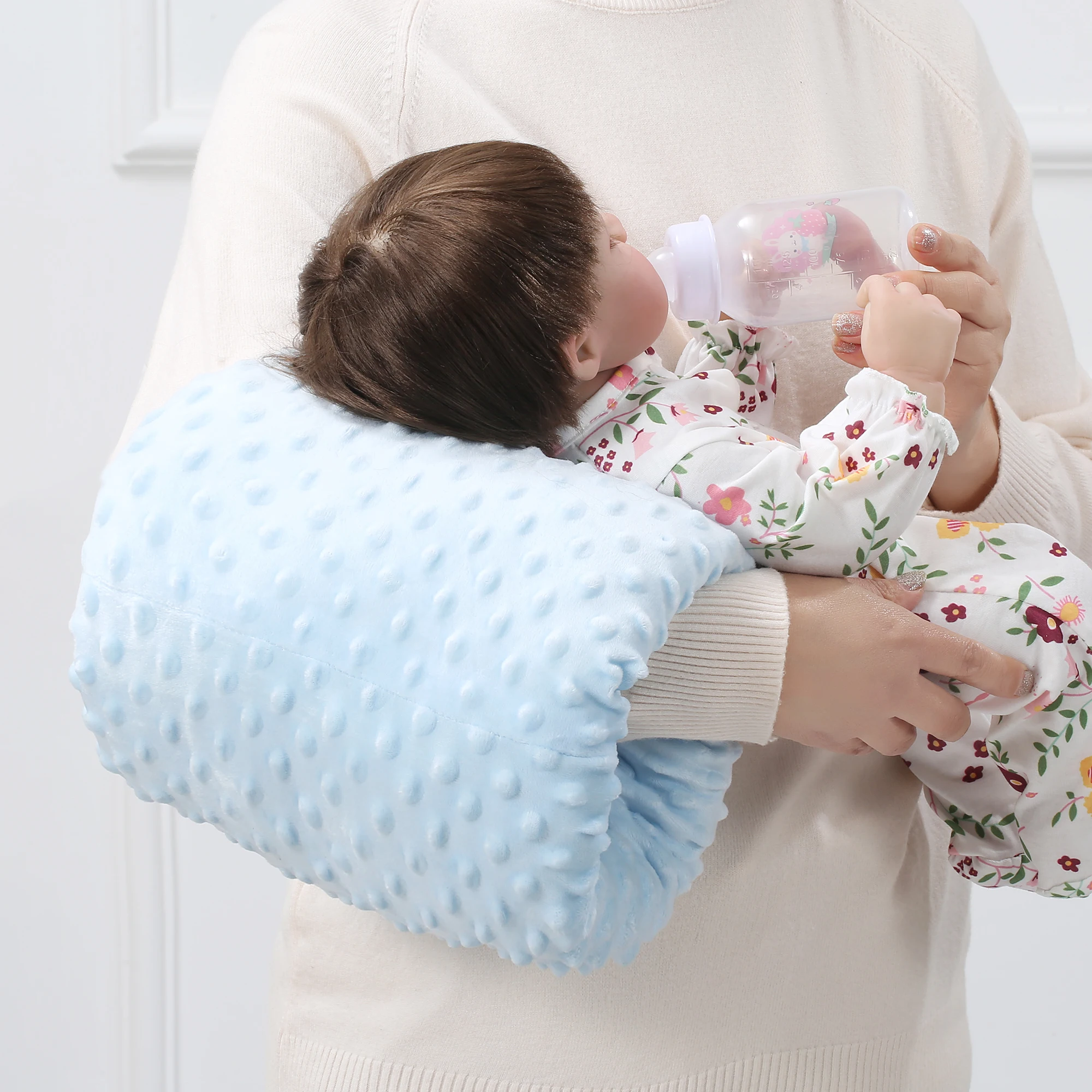 Almohada de lactancia multifunción para brazo y cuna cómoda - imagen 2