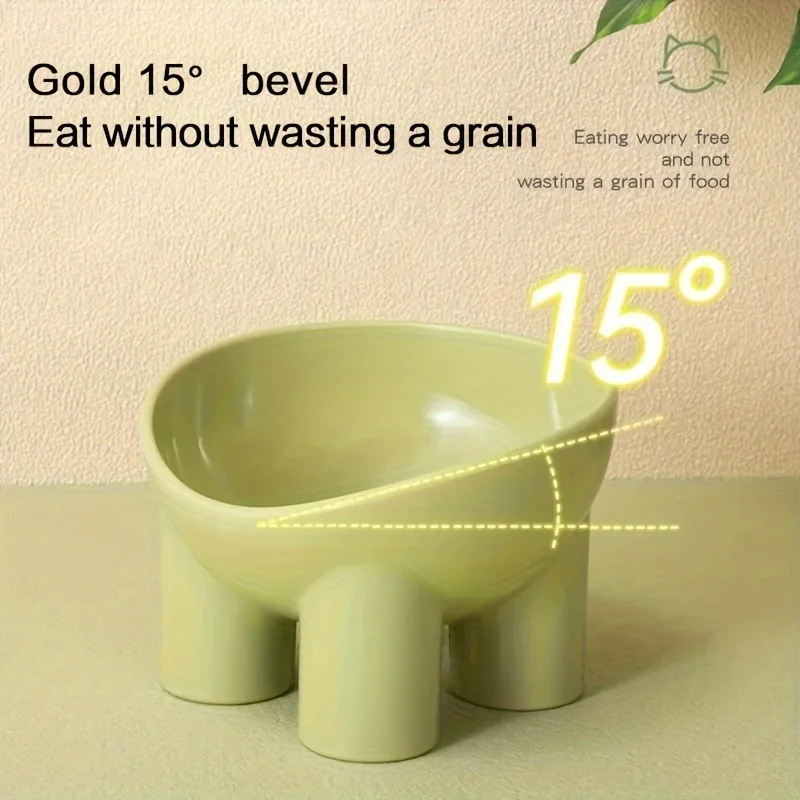 Cuenco elevado para bebés – Plato de agua y comida plástico resistente - imagen 5
