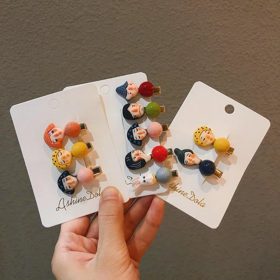 Pinzas de pelo Kawaii para niña – Diadema y clips infantiles - imagen 4