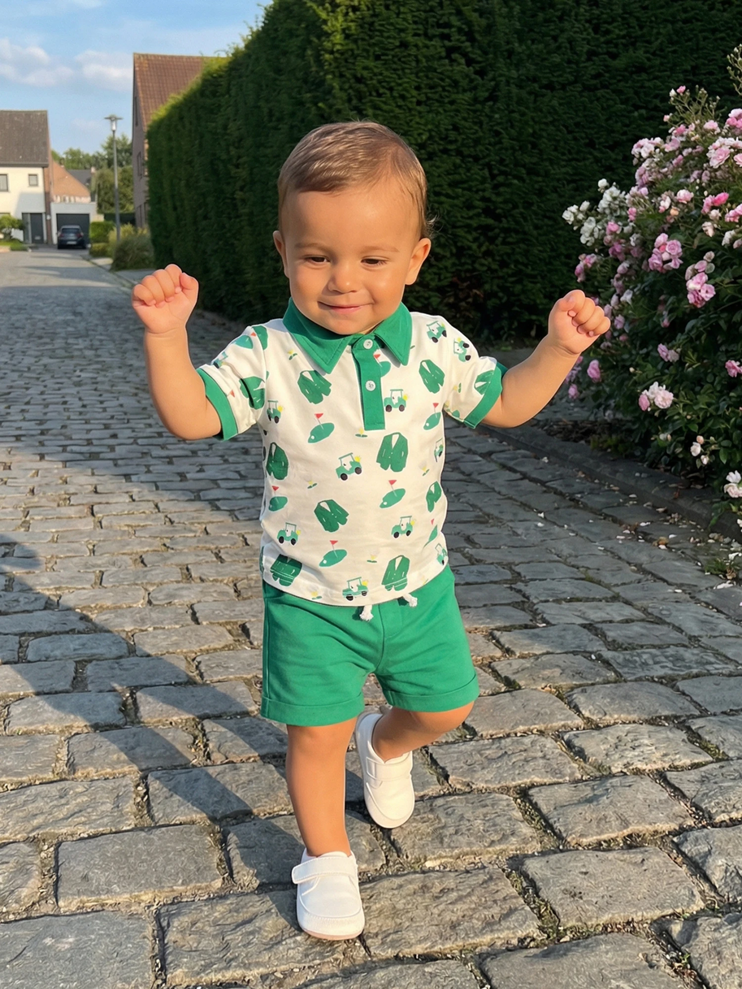 Conjunto en color verde, ideal para verano