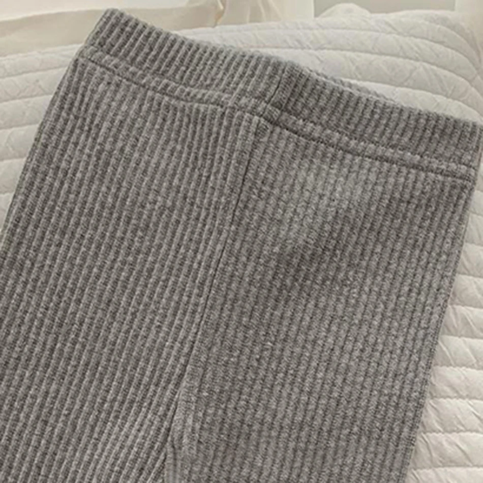 Leggings a cuadros para niñas – Tejido cálido para jugar - imagen 5