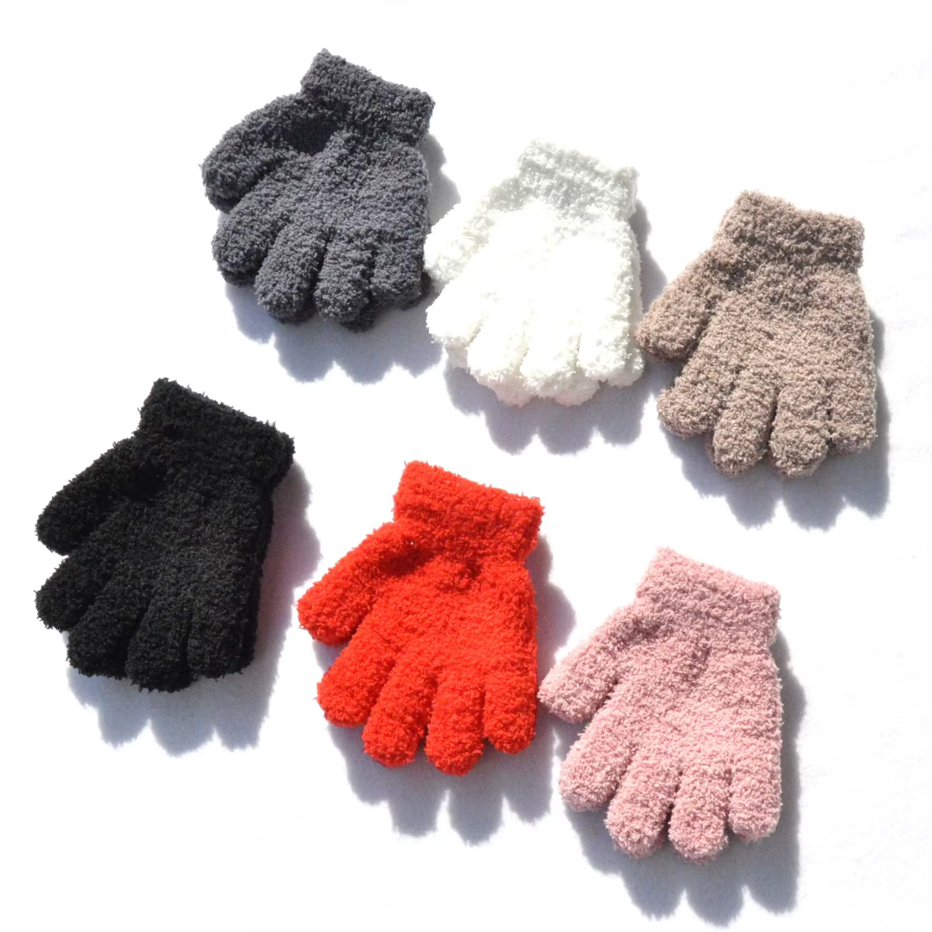 Guantes de invierno para niños: manoplas acolchadas en felpa - imagen 2
