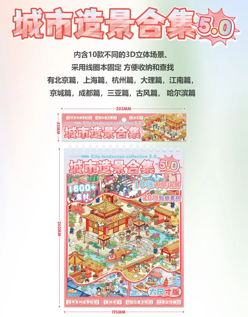 Efecto 3D de las capas superpuestas