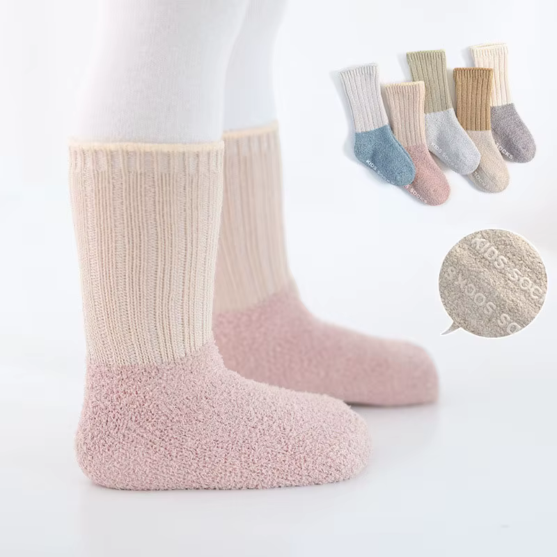 Calcetines antideslizantes de felpa para bebé – Primavera - imagen 3