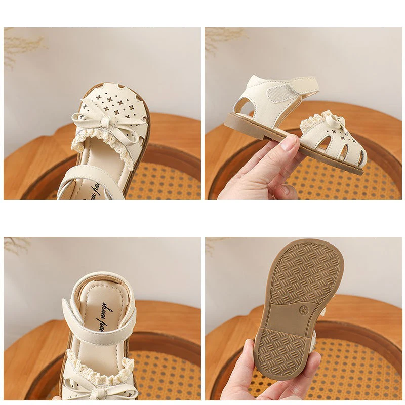 Sandalias antideslizantes de suela blanda para bebés y niñas - imagen 5