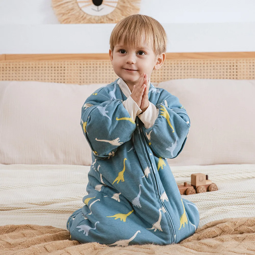 Saco de dormir con mangas extraíbles para bebé – Algodón 2,5 tog - imagen 4