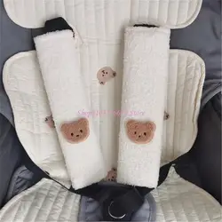 Protector de cinturón para bebé con diseño oso y conejo