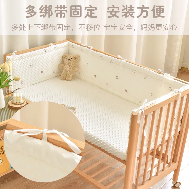 Protector acolchado para cuna – Transpirable y suave - imagen 2