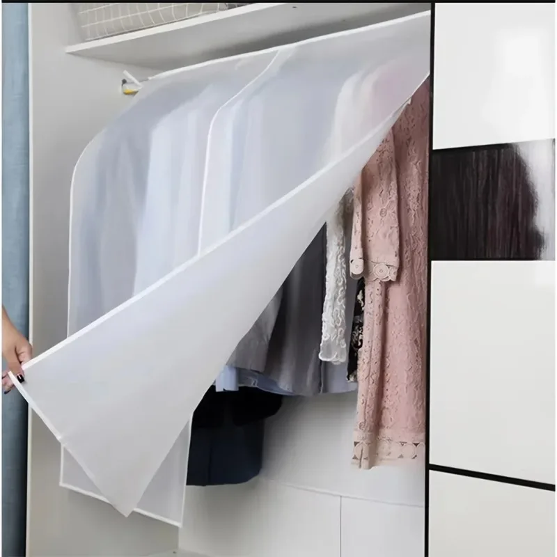 Funda antipolvo semi transparente para ropa colgada del armario - imagen 4