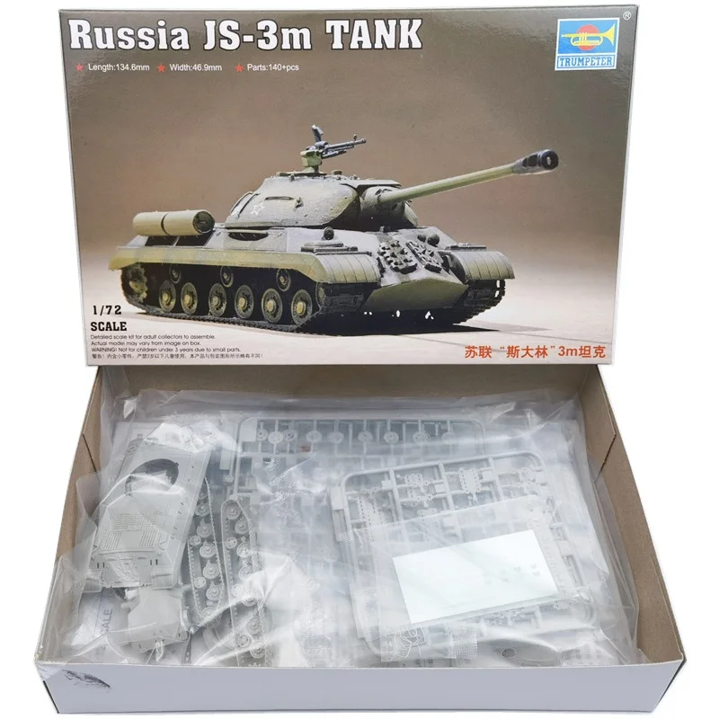 TRUMPETER JS-3M tanque ruso modelo de plástico para montar - imagen 3