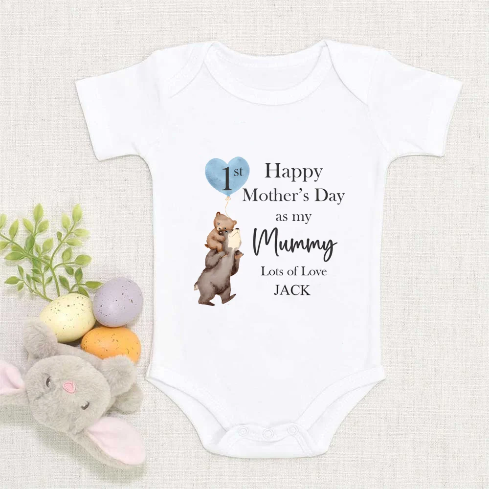 Body personalizado bebé con frase Feliz Día de la Madre - imagen 5