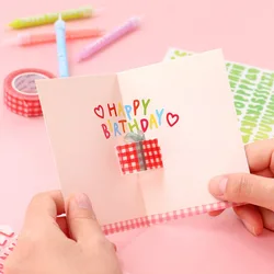 Pegatinas decorativas de números y letras con degradado de color