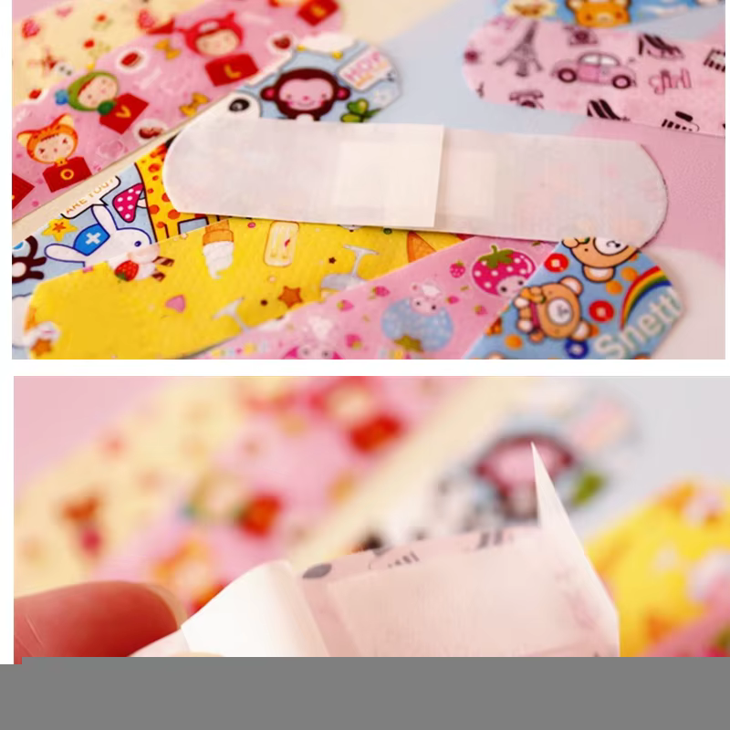 Tiritas de colores con diseños adorables