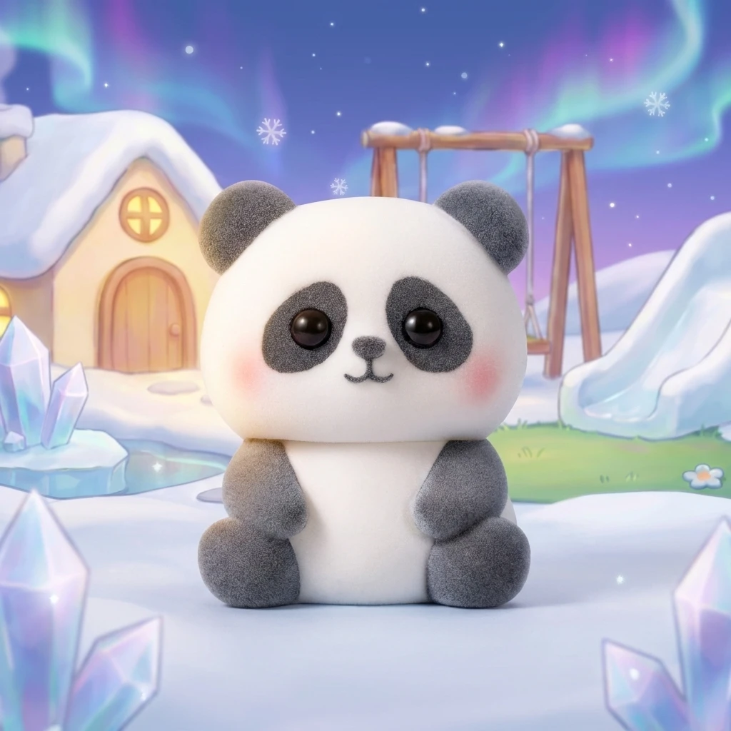 Set de figuras animales antárticos infantiles – estilo tierno - imagen 5