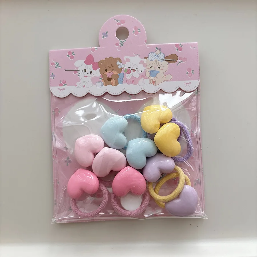 Pinzas para el pelo con lazo y estrella color caramelo para niñas - imagen 5