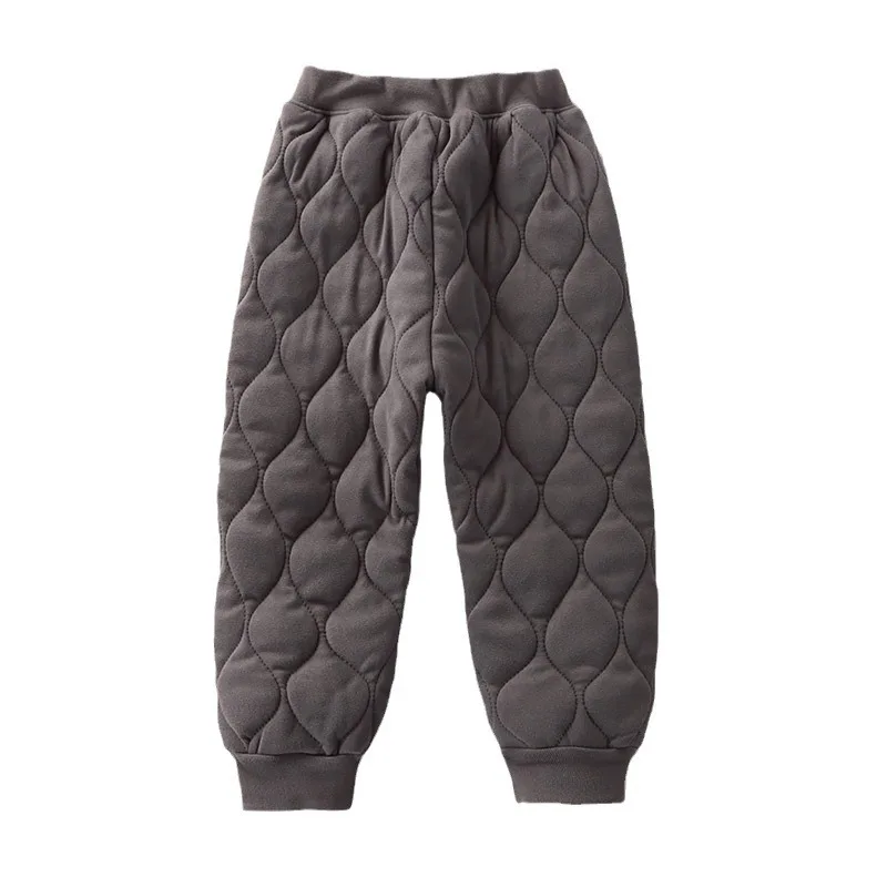 Pantalones de invierno acolchados para niños con cintura elástica - imagen 2
