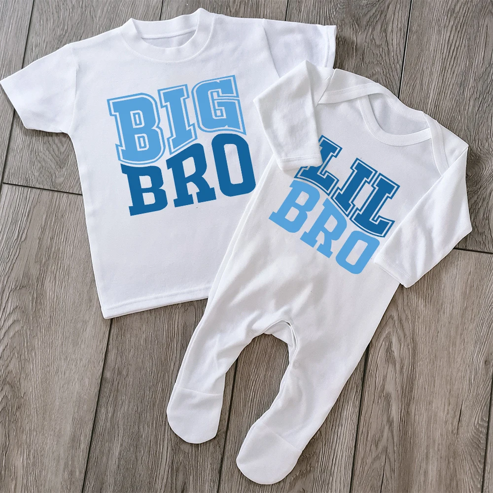 Big Bro Lil Sis - Trajes familiares a juego para hermanos y bebé - imagen 4