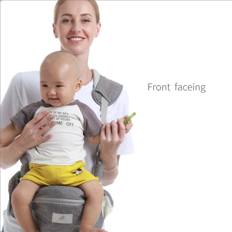 Portabebés ergonómico para bebé - cabestrillo frontal y asiento de cadera - imagen 5