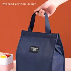 Lonchera térmica de lona para picnic y camping, bolsa
