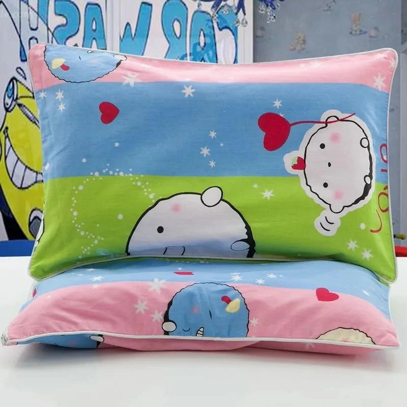 Funda para almohada infantil de algodón con dibujos animados - imagen 4
