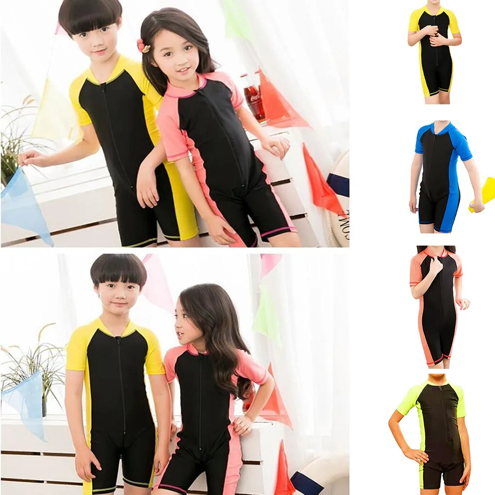 Bañador infantil con protección UV para niños y niñas