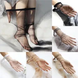 Medias transparentes ultrafinas elásticas para uso diario elegantes
