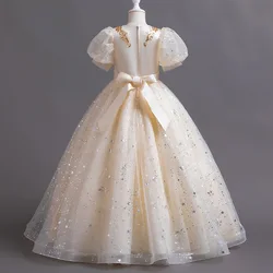 Vestido de princesa infantil – Elegante para ceremonia