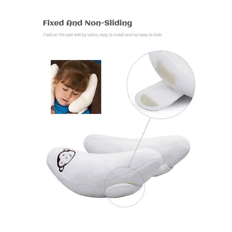 Almohada coche bebé forma plátano soporte cabeza cuello - imagen 4
