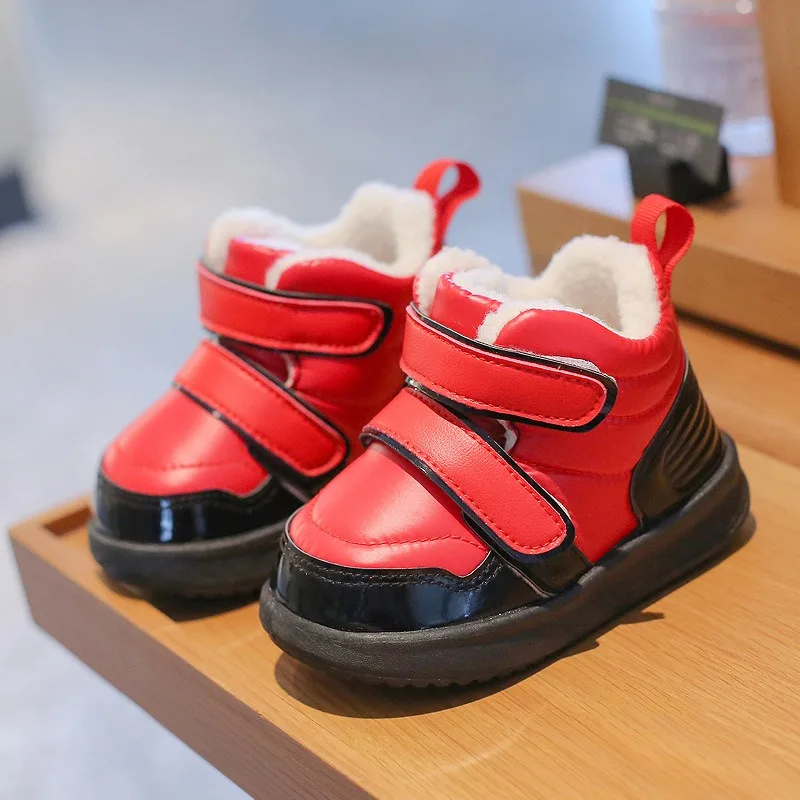 Botas de invierno de terciopelo antideslizantes para niño - imagen 2