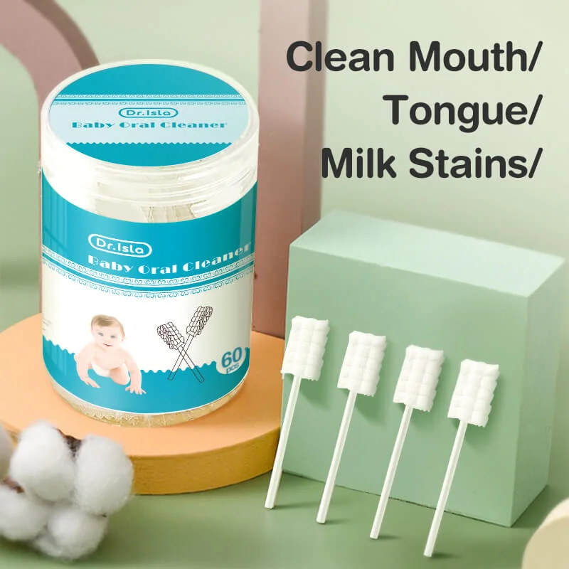 MAMIJOY Palitos limpieza bucal desechables para bebé – Gasa dental - imagen 3