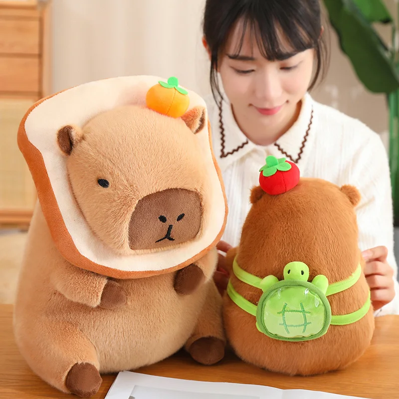Peluche capybara blando con nariz simulada para jugar - imagen 5