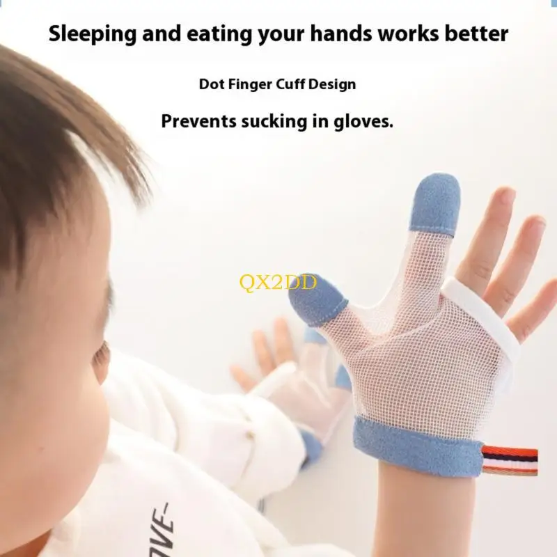 QX2D guantes protectores de bebé con ajuste seguro - imagen 3