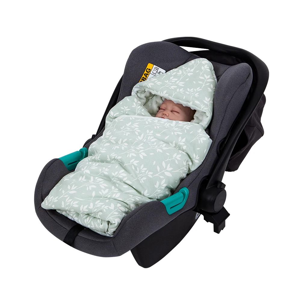 Manta con capucha para coche de bebé: cero a tres meses - imagen 2