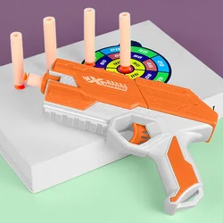 Pistola de juguete de dardos de balas blandas manual