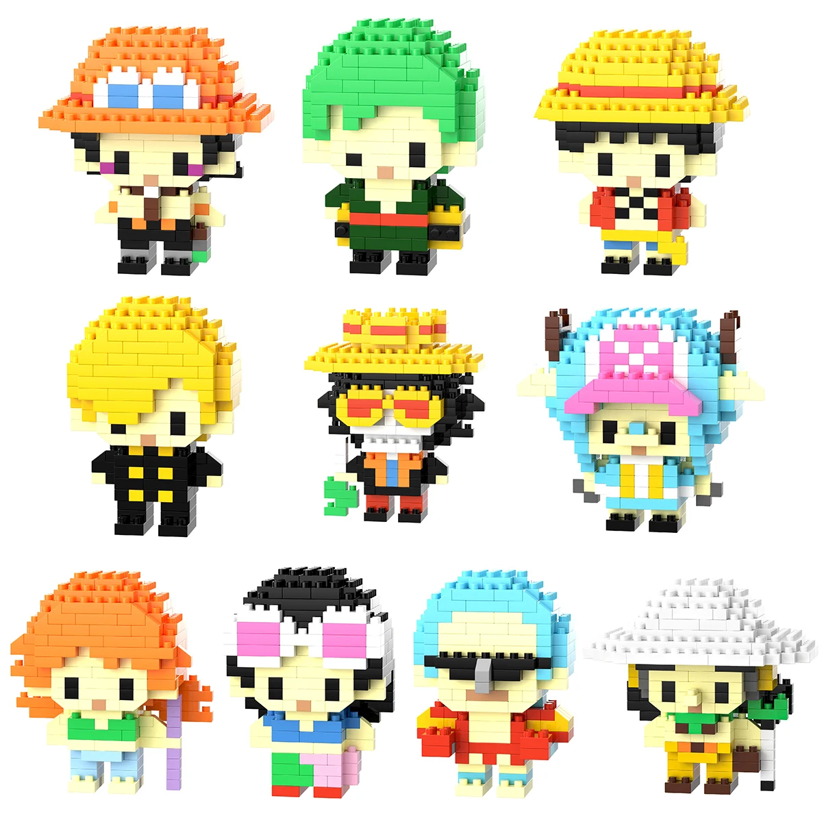 Bloques de construcción de personajes de One Piece