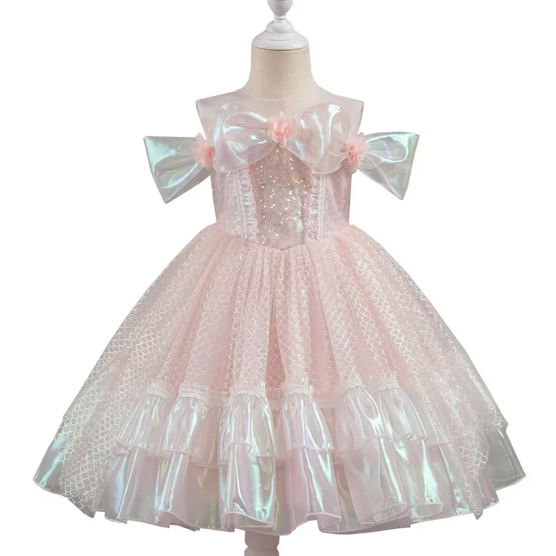 Vestido niña verano sencillo y elegante estilo princesa - imagen 5