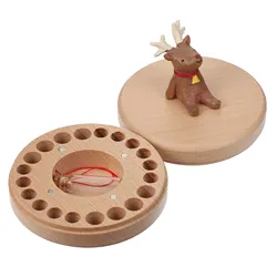 Caja para dientes de leche de madera estuche recuerdo