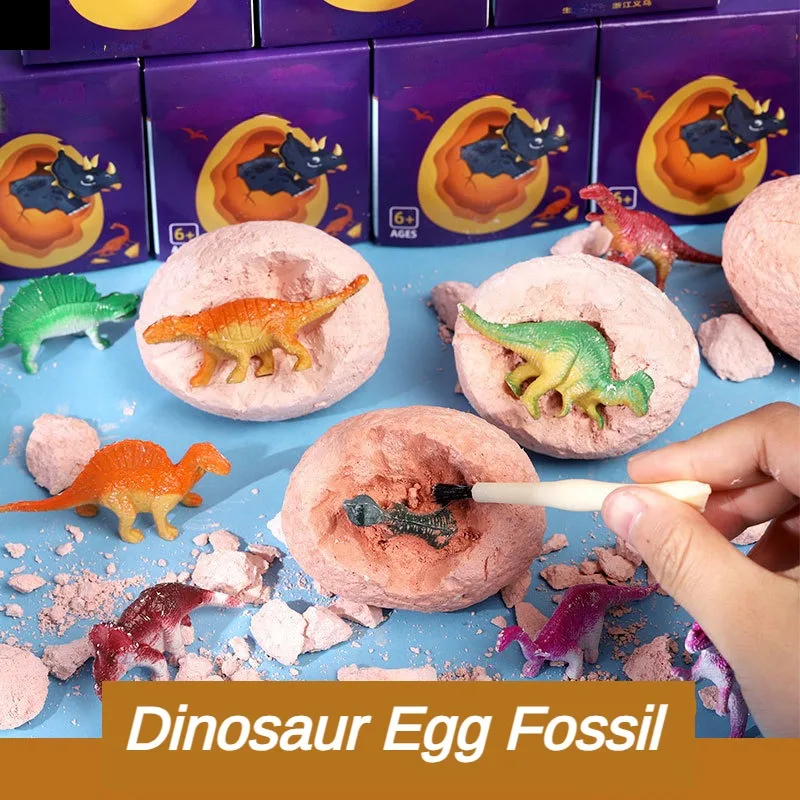 Kit de excavación huevos dinosaurio Tiranosaurio para niños