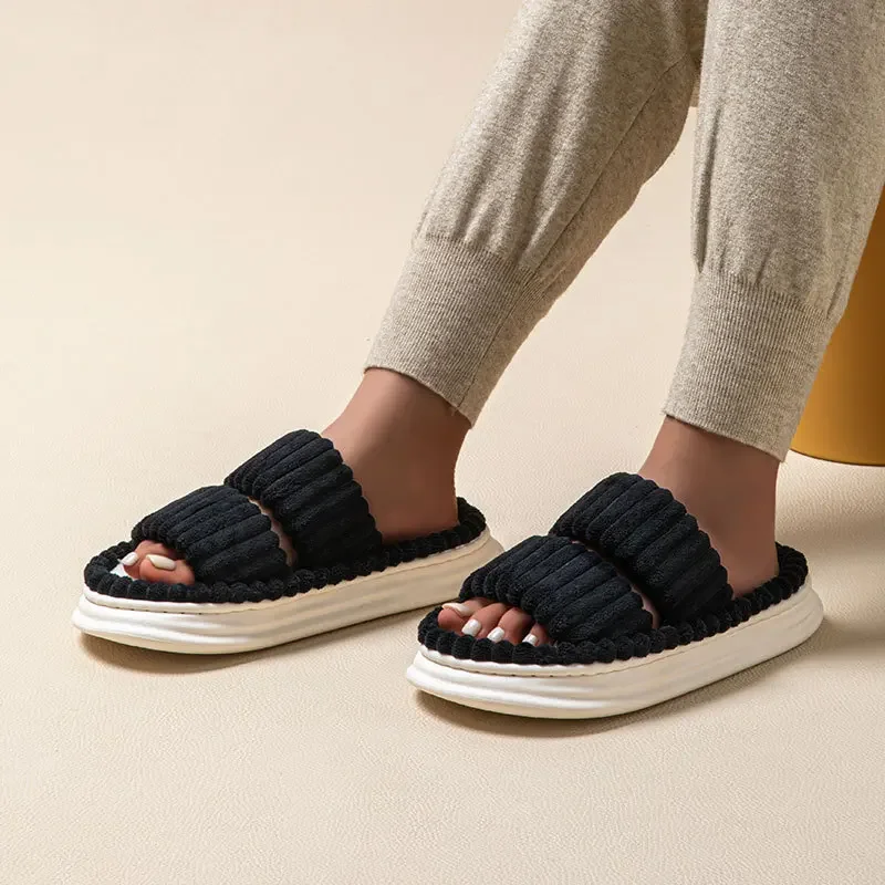 Zapatillas de interior para niños con pelo suave y tallas grandes - imagen 5