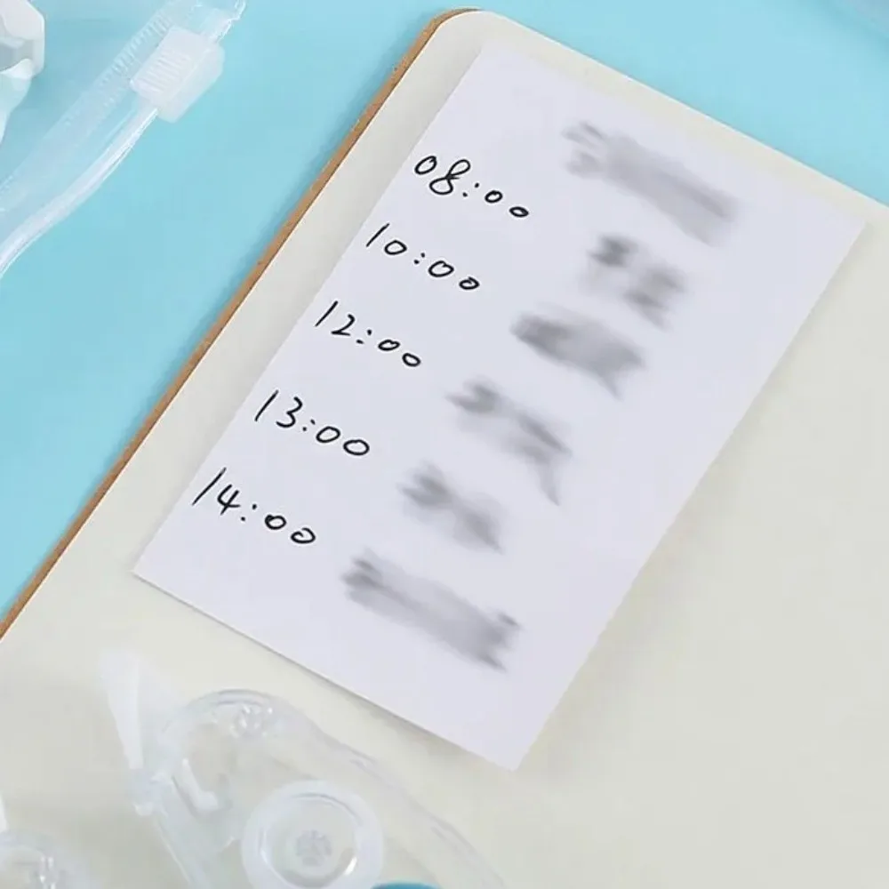 Transparencia de la cinta en aplicaciones de papelería