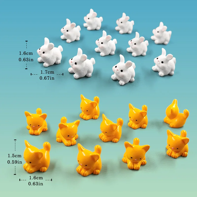 Set de figuras de animales y hadas para jardín infantil - imagen 4