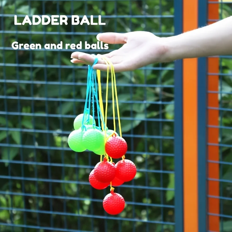 Juego de lanzamiento de bolas en escalera para niños – Ideal para jardín y terraza - imagen 5