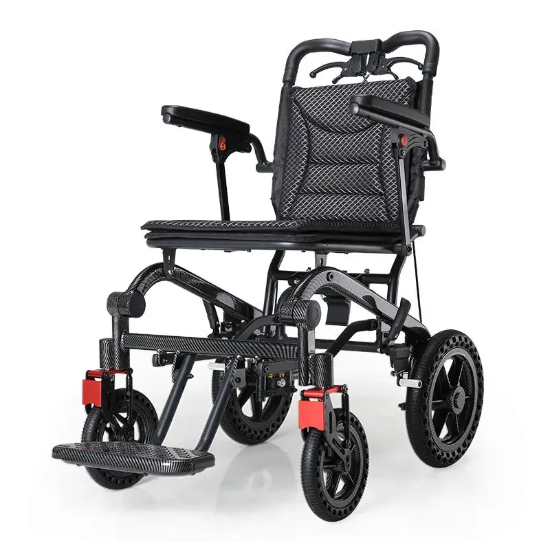 Carretilla portátil plegable para mayores que absorbe los golpes - imagen 5