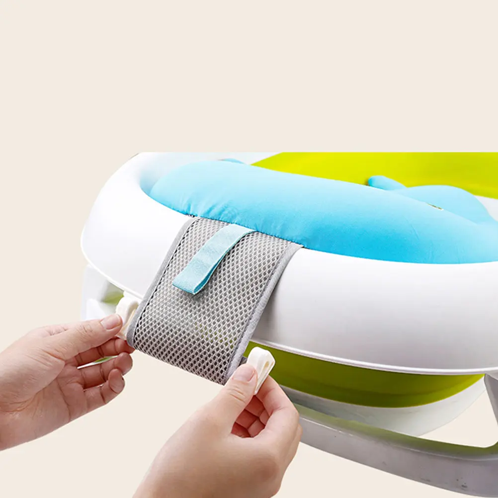 Cojín de baño antideslizante para bebé con forma ballena