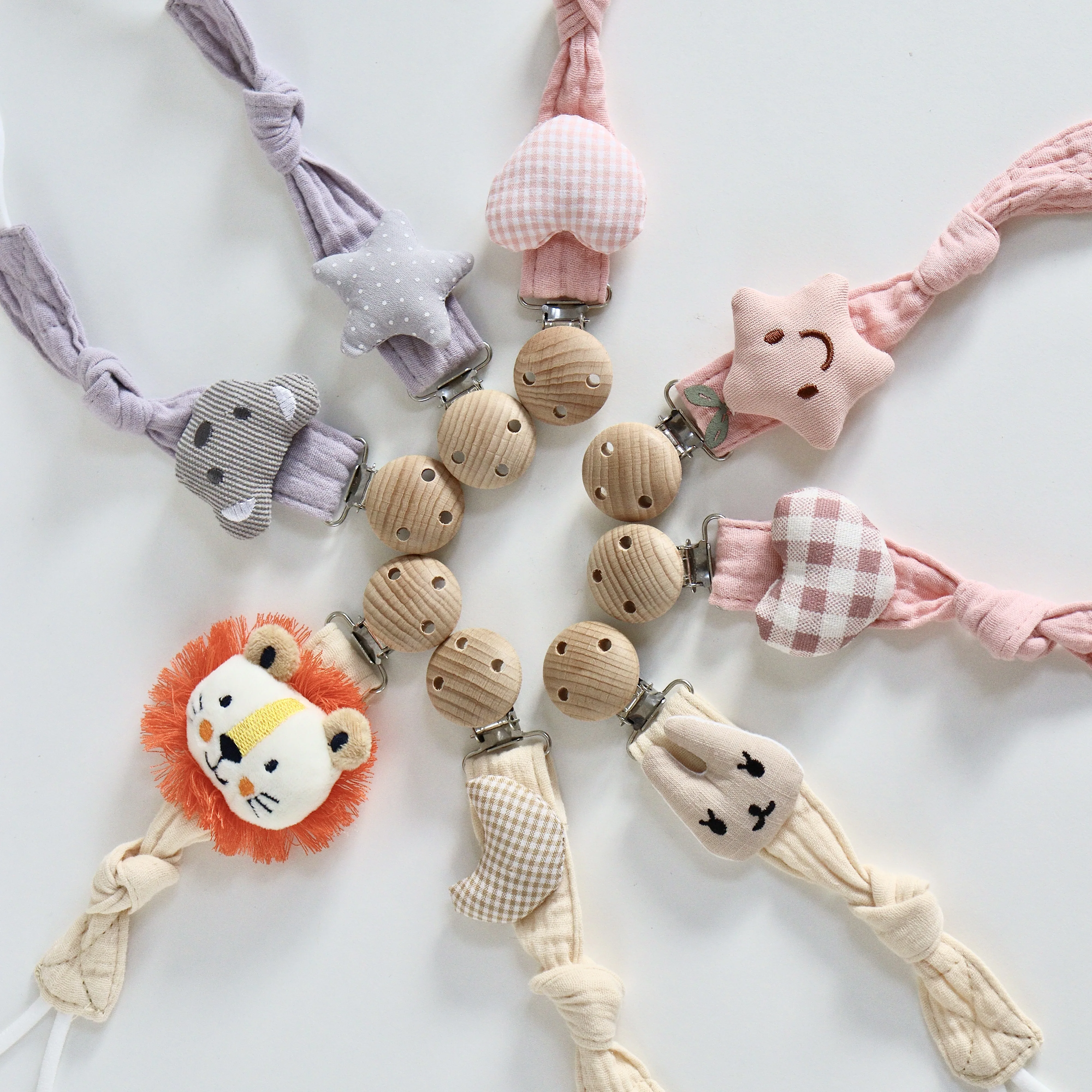 Clip para chupete con cadena infantil - imagen 5