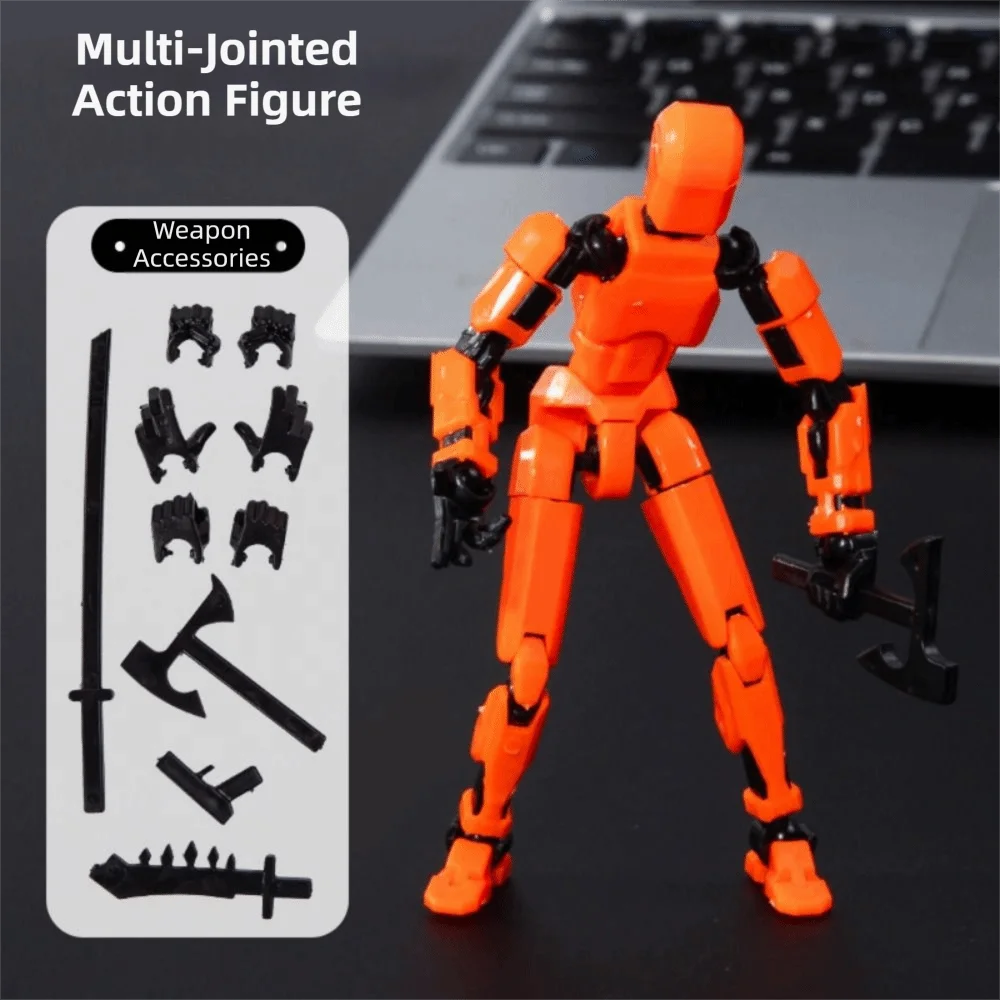 Robot articulado transformable posable figura móvil multiarticulado