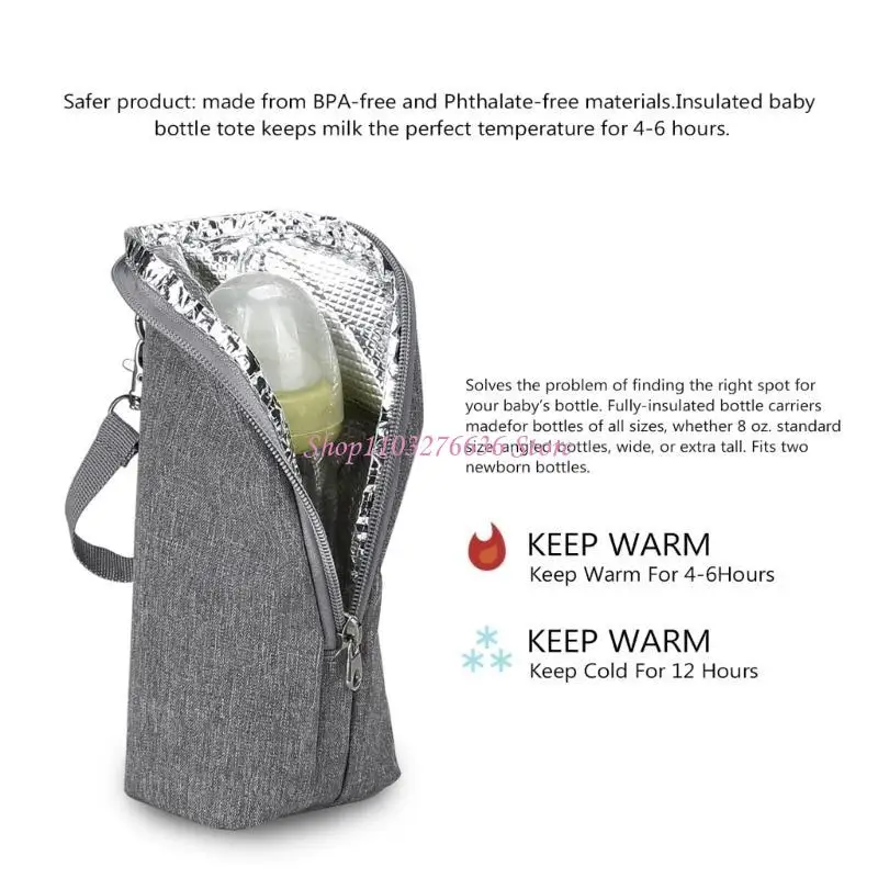 Bolsa térmica para biberón impermeable, portátil y pañales - imagen 4