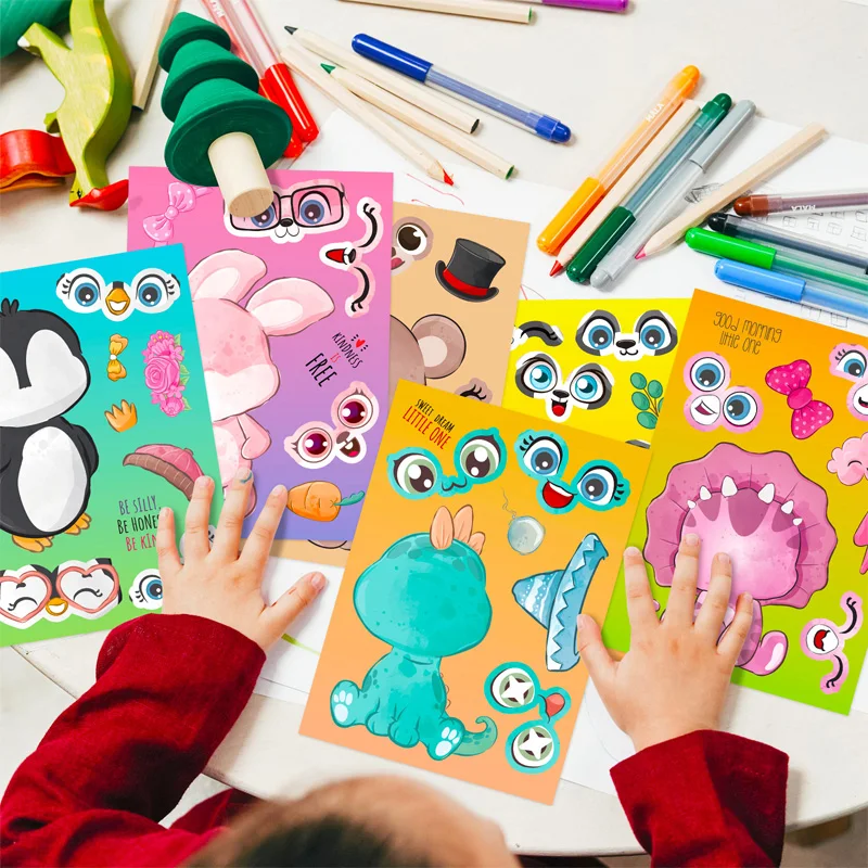 Pegatinas de animales para niños – Decoración artesanal para fiestas - imagen 3
