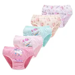 Ropa interior de algodón con dibujos para niñas - Suave y transpirable